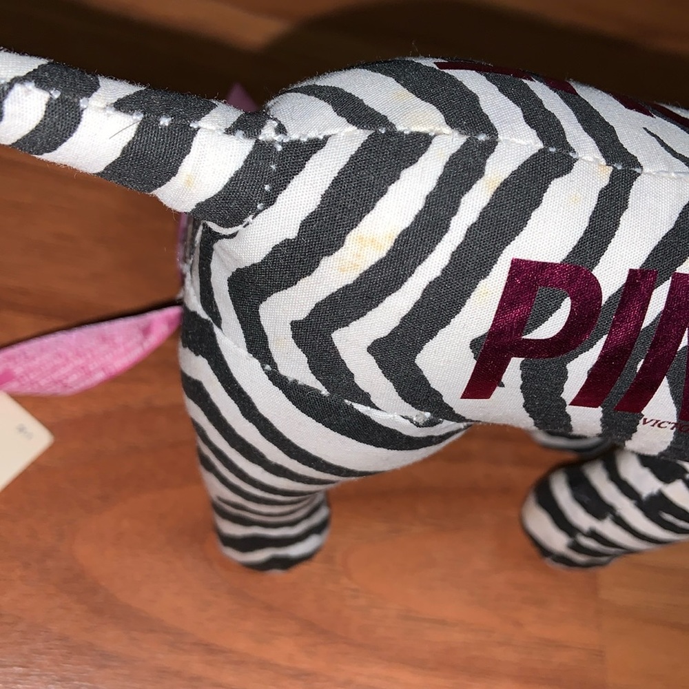NWT PINK by Victoria’s Secret Zebra Print Dog - Picture 9 of 11